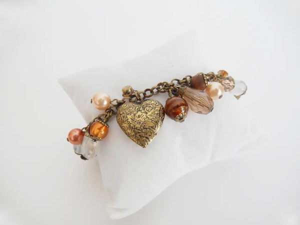 Pulsera estilo boho vintage en color bronce